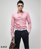 Camisa Social- Rosa S-014